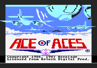 Ace of Aces Title Screen